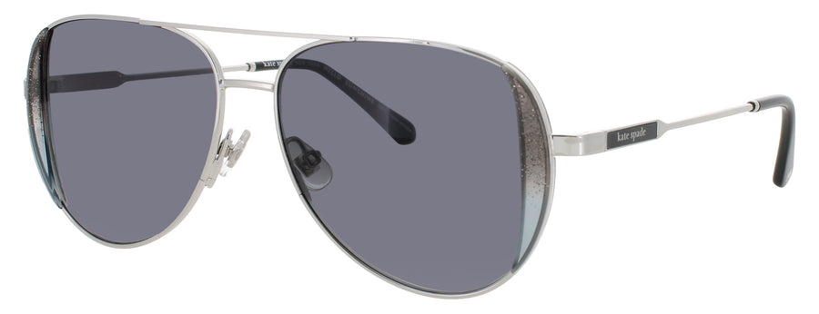 KATE SPADE NAVY/G/S Frame BLACK GLITTER Lens GRADIENT GREY