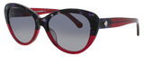 KATE SPADE JOSI/S Frame BLUE HAVANA BURGUNDY Lens GREY GRADIENT