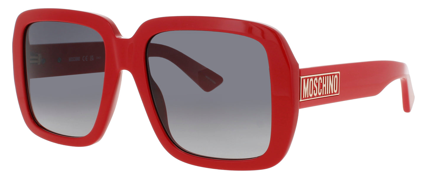 MOSCHINO MOS180/S Frame RED Lens DARK GREY GRADIENT
