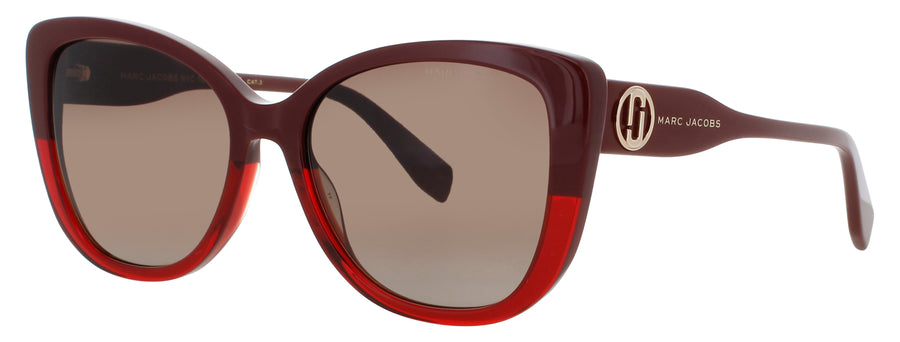 MARC JACOBS MARC 815/S Frame BURGUNDY Lens BROWN GRADIENT