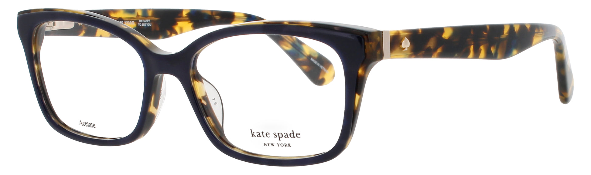 KATE SPADE JERI/US Frame BLUE HAVANA Lens DEMO