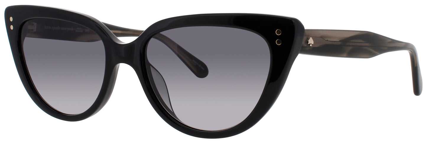 KATE SPADE ALIJAH/G/S/US Frame BLACK Lens DARK GREY
