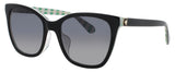 KATE SPADE DESI/F/S/US Frame BLACK Lens GREY GRADIENT