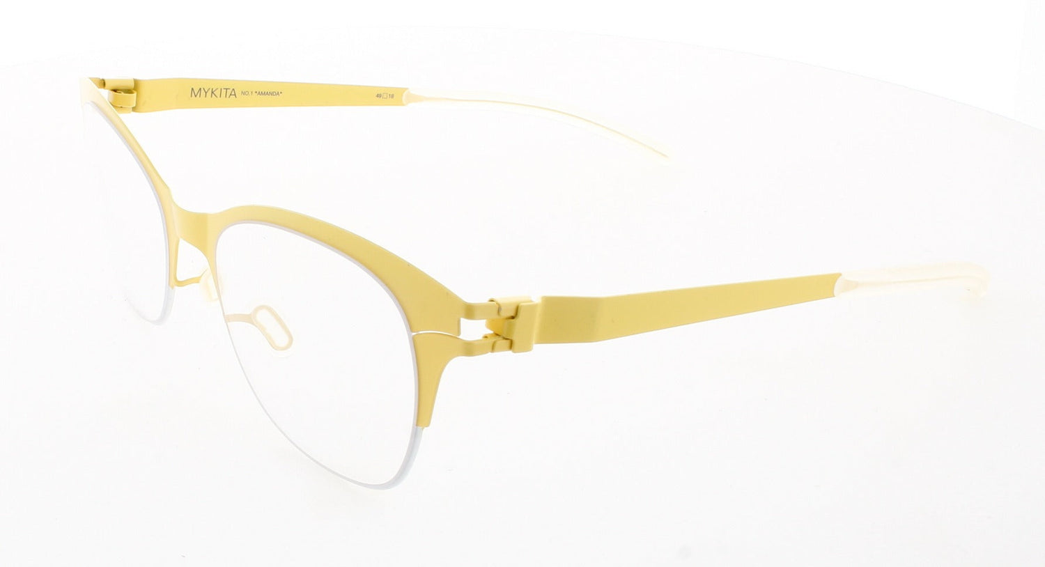 MYKITA NO1-AMANDA-ZINC-WHITE Frame ZINC WHITE Lens DEMO