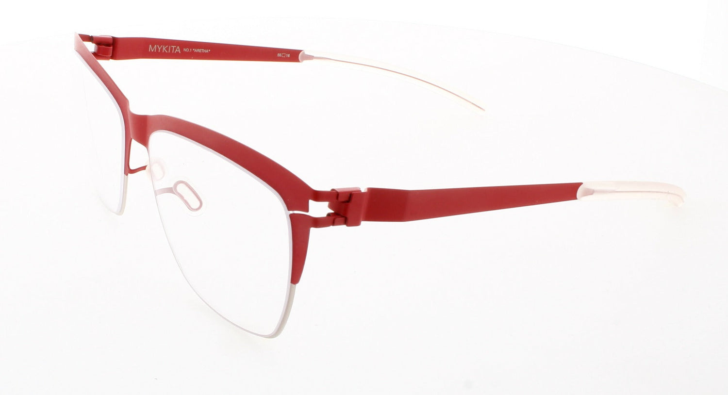 MYKITA NO1-ARETHA-RED/TAN Frame RED/TAN Lens DEMO