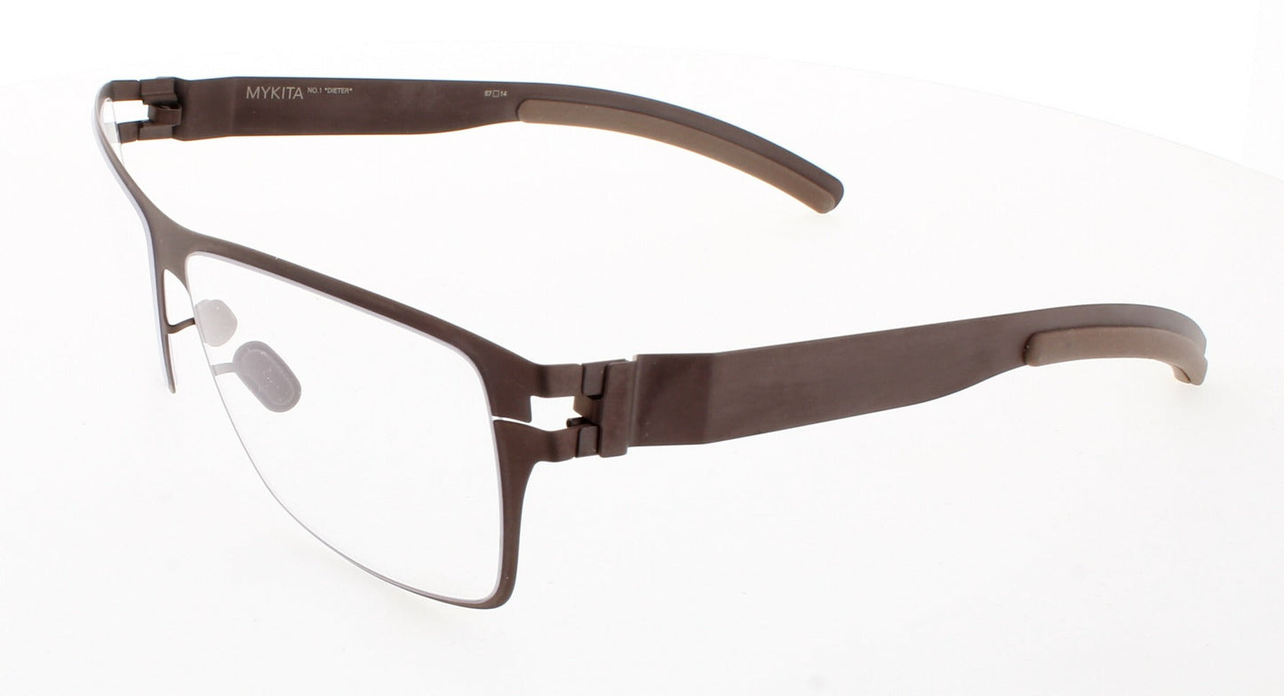 MYKITA NO1-DIETER-BROWN Frame BROWN Lens DEMO