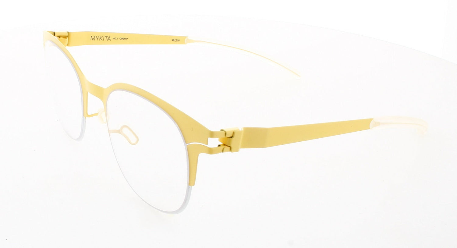 MYKITA NO1-DINAH--ZINC/WHITE Frame ZINC/WHITE Lens DEMO