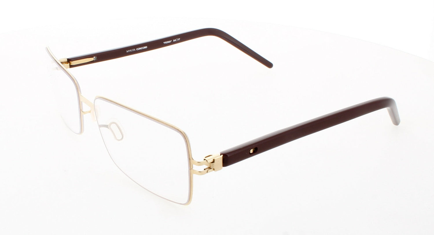 MYKITA CONCORD-FIONA-GOLD-BORDEAUX Frame GOLD BORDEAUX Lens DEMO