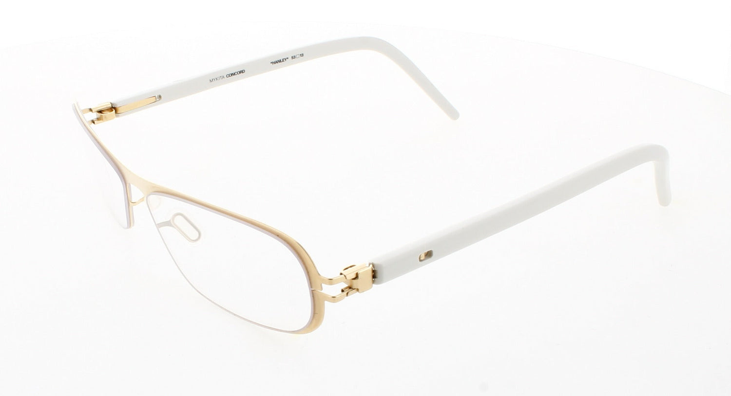 MYKITA CONCORD-HANLEY-GOLD-LIGHT-GREY Frame GOLD LIGHT GREY Lens DEMO