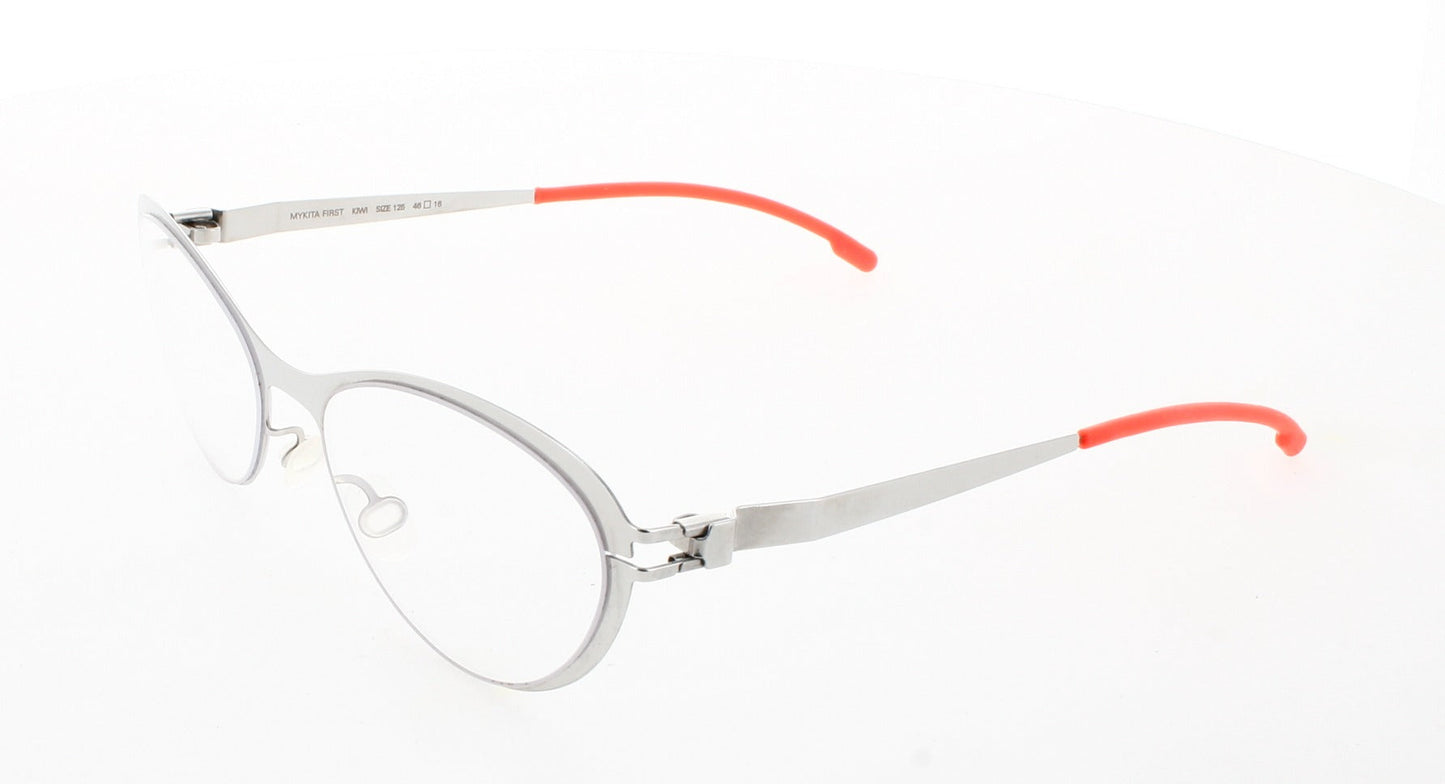 MYKITA NO1-KIWI-SHINNY-SILVER Frame SHINNY SILVER Lens DEMO