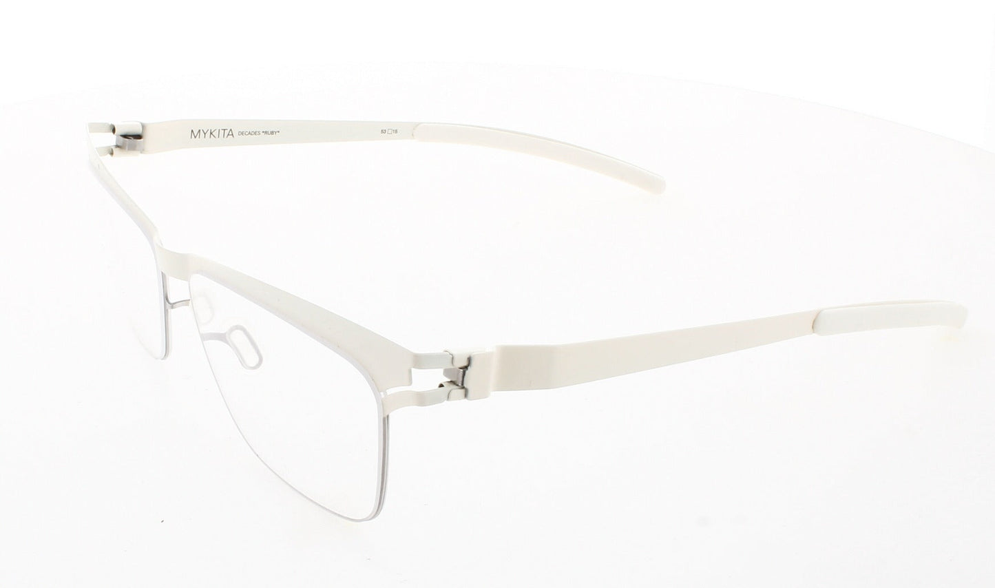 MYKITA DECADES-RUBI-SILVER-OFF-WHITE Frame SILVER OFF WHITE Lens DEMO