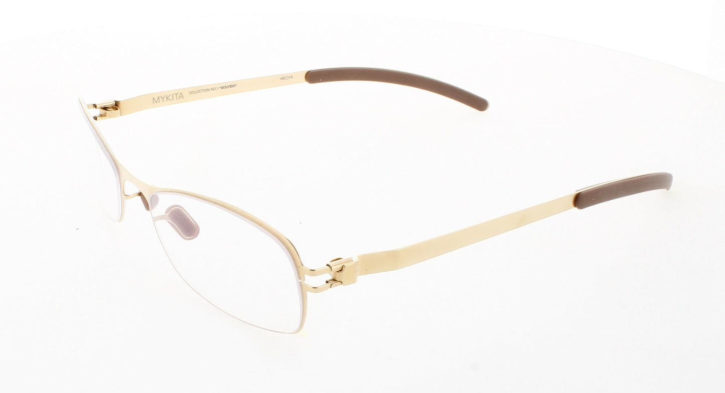 MYKITA NO1-SOLVEIG-GOLD Frame GOLD Lens DEMO