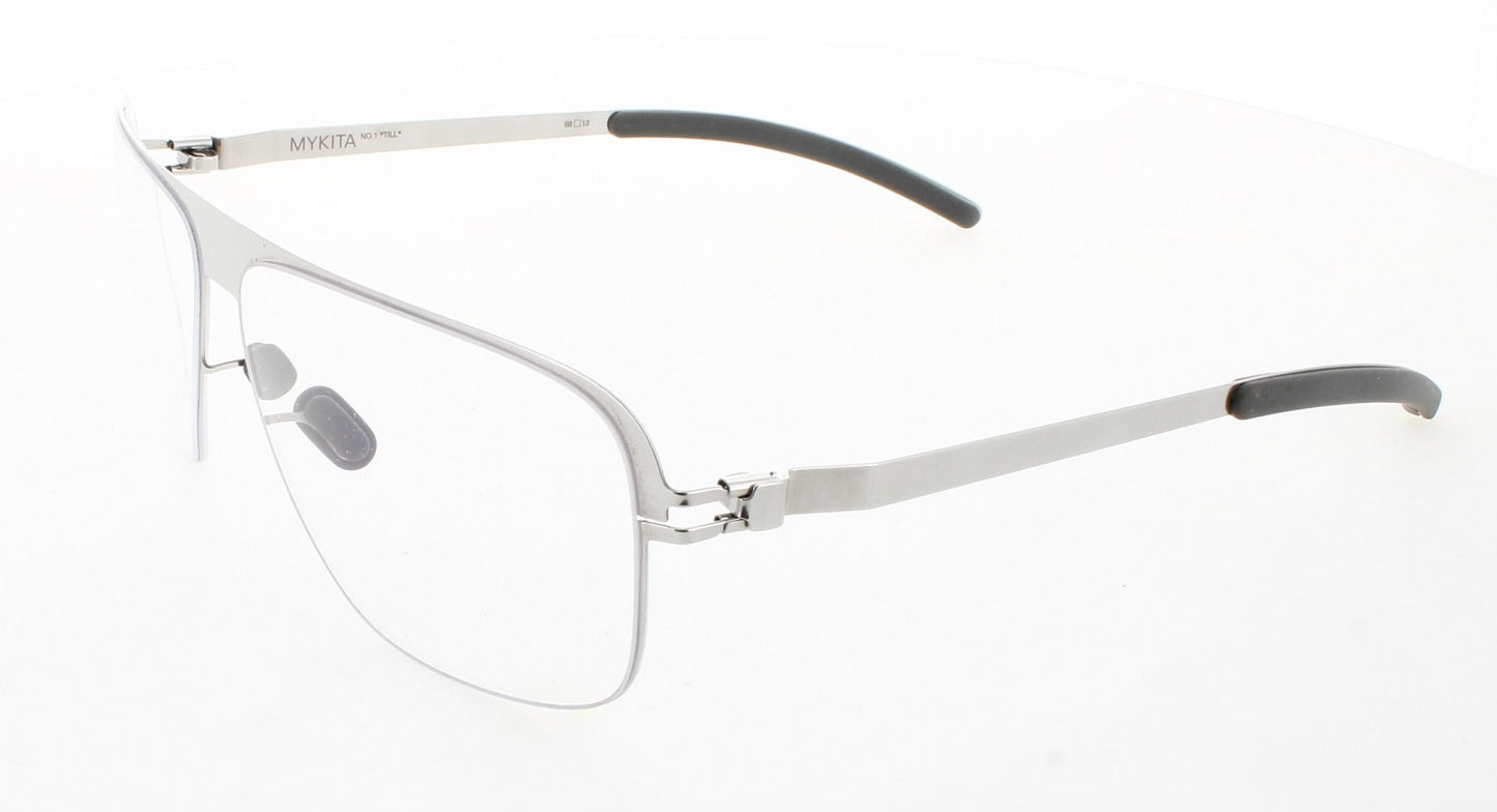 MYKITA NO1-TILL-SHINNY-SILVER Frame SHINNY SILVER Lens DEMO