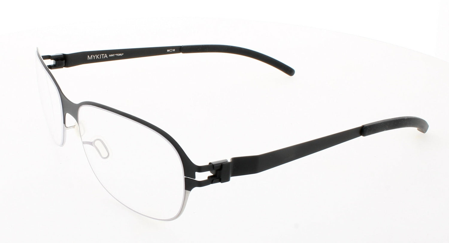 MYKITA MINT-TORU-SILVER-BLACK Frame SILVER BLACK Lens DEMO