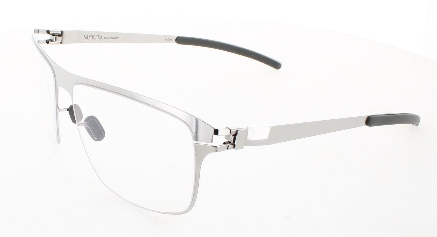 MYKITA NO1-YANNIS-SHINNY-SILVER Frame SHINNY SILVER Lens DEMO