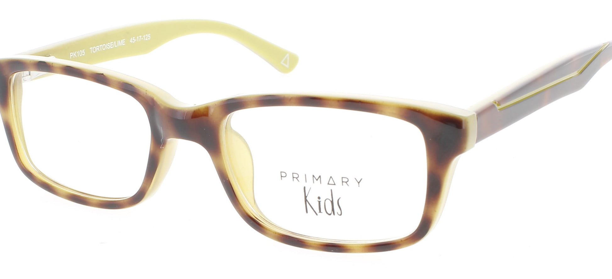 PRIMARY Pk105 Frame Tortoise/Lime Lens DEMO