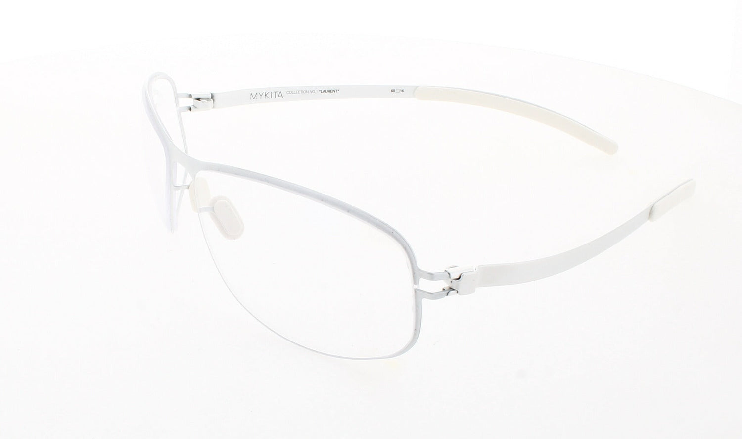 MYKITA NO1-LAURENT-SILVER/OFFWHITE-DEMO Frame SILVER/OFFWHITE Lens DEMO