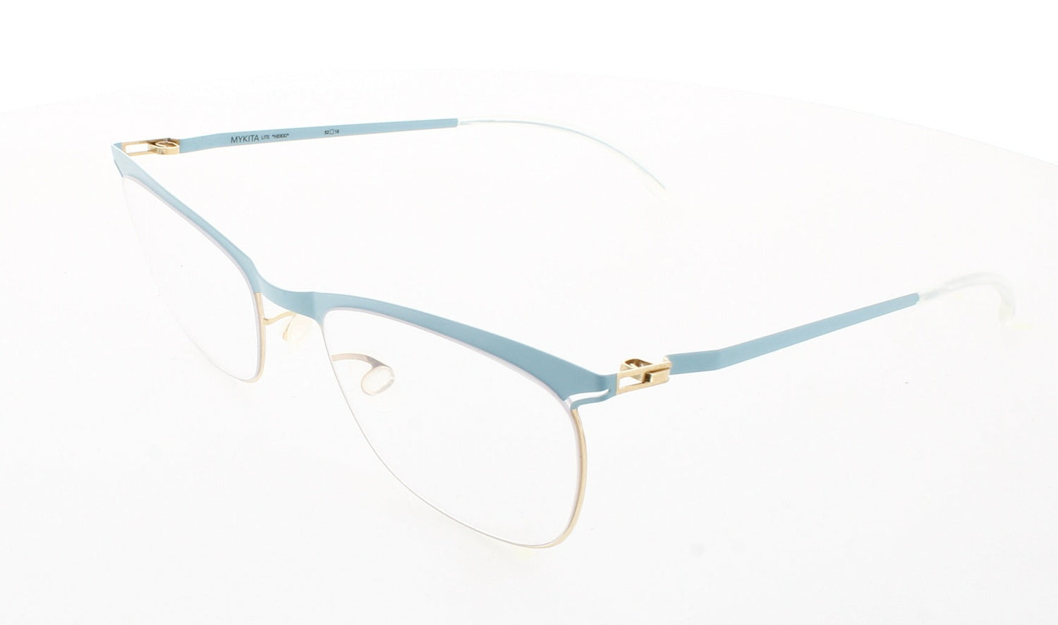 MYKITA LITE-HEIKKI-GOLD/PALEBLUE-DEMO Frame GOLD/PALEBLUE Lens DEMO