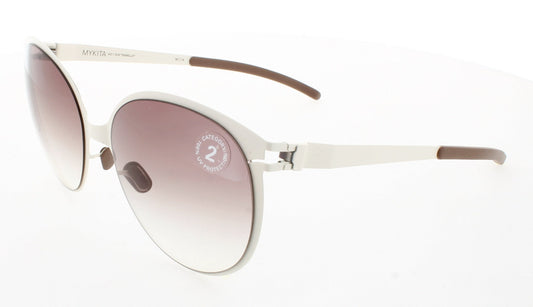 MYKITA NO1 SUN-ISABELLA-OFFWHITE-BROWN GRADIENT Frame OFFWHITE Lens BROWN GRADIENT