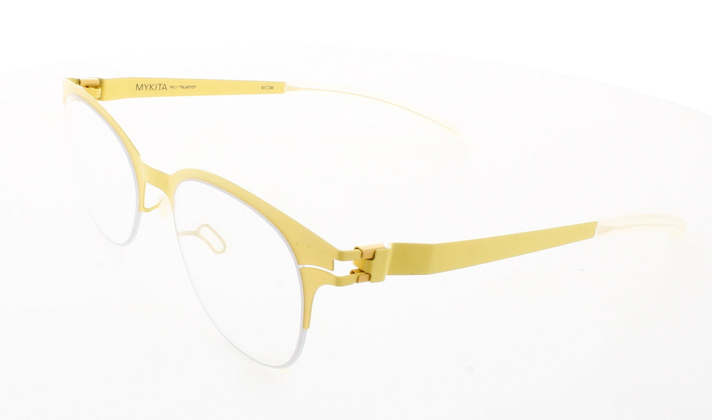 MYKITA NO1-GLADYS-ZINC/WHITE-DEMO Frame N/A Lens DEMO