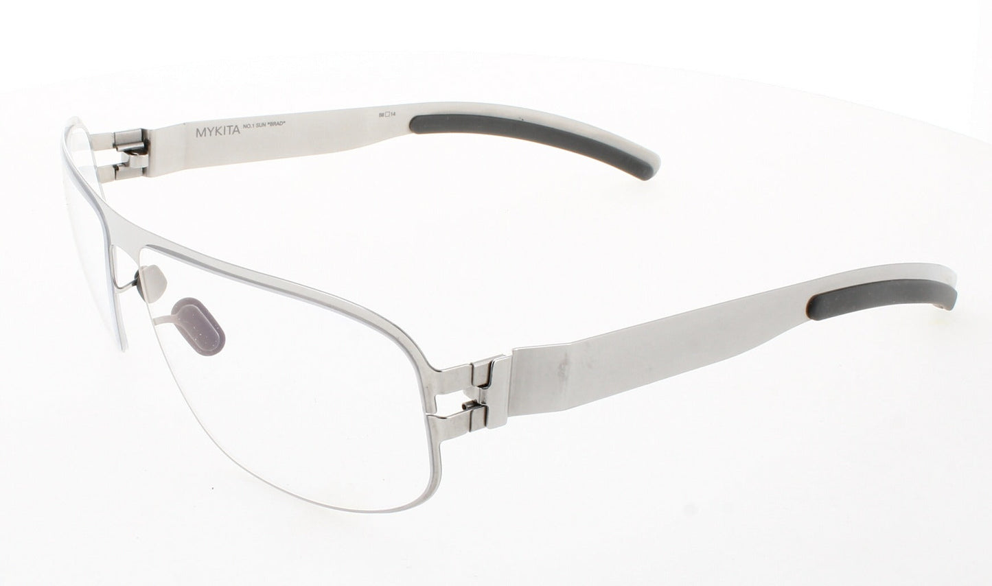 MYKITA NO1-BRAD-SHINY SILVER Frame SHINY SILVER Lens DEMO