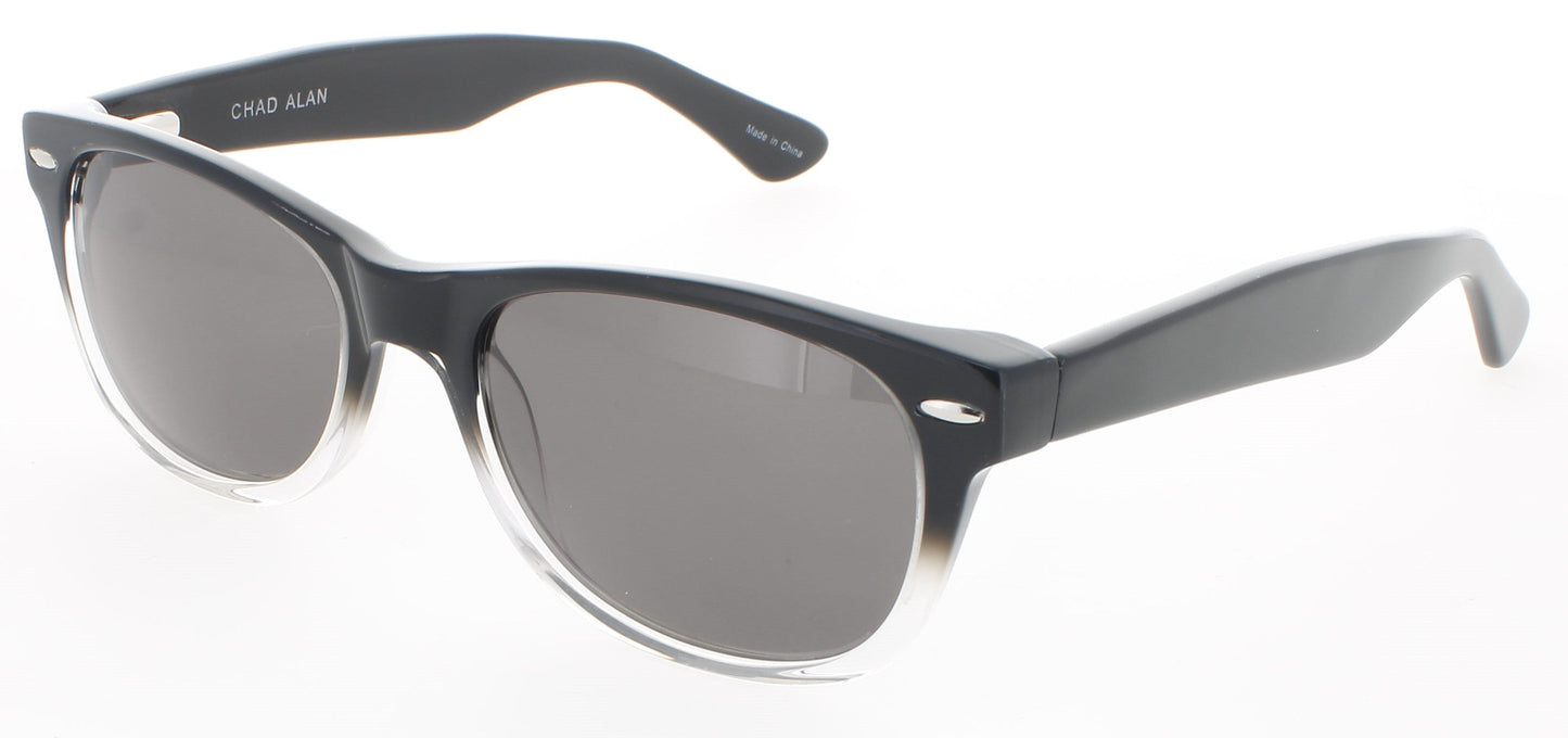 CHADALAN HADEN-BLK/CRY Frame BLK/CRY Lens GREEN 