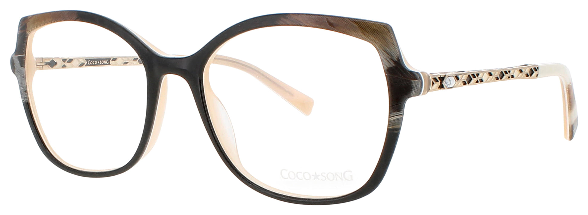 COCO SONG LONG NIGHT Frame BLACK BORWN NUDE Lens DEMO