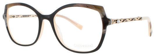 COCO SONG LONG NIGHT Frame BLACK BORWN NUDE Lens DEMO