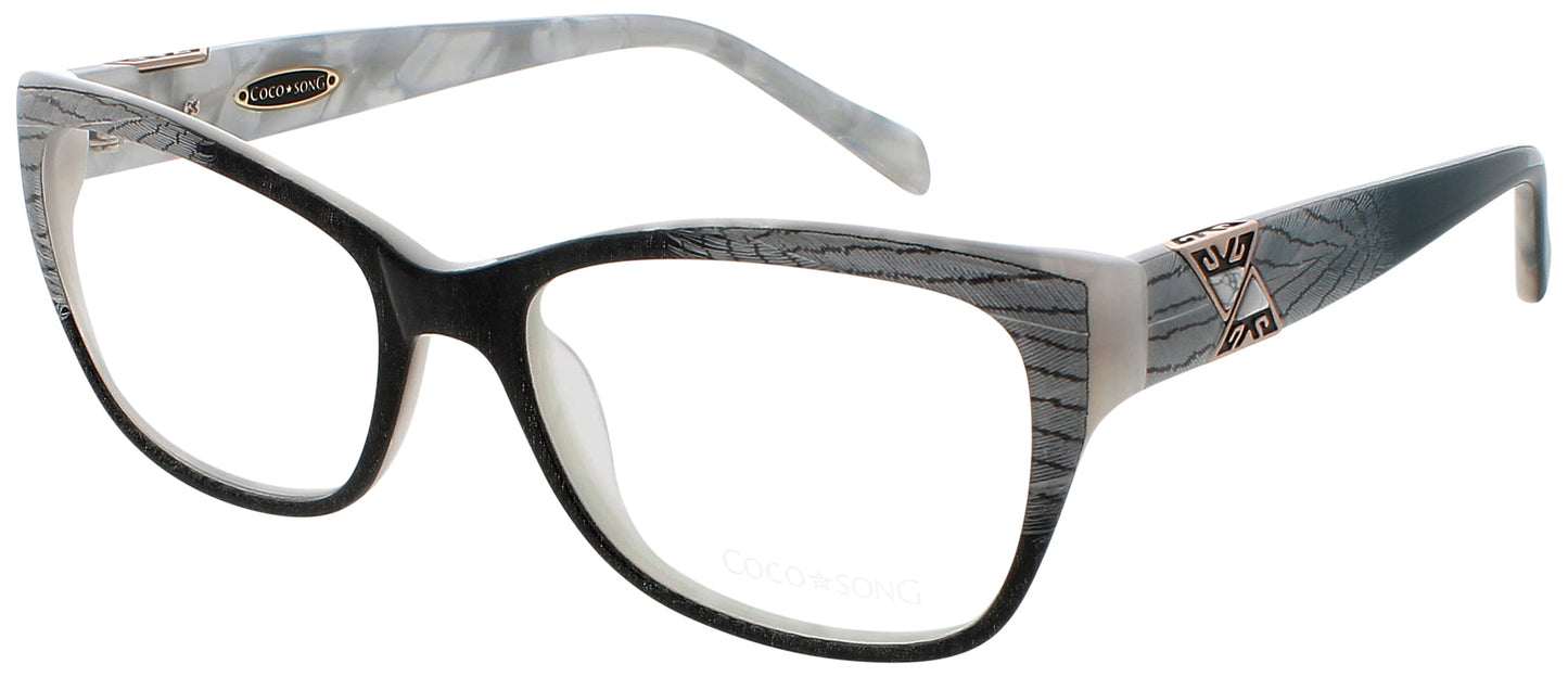 COCO SONG SUSPICIOUS LIFE CV165 Frame GREY BLACK Lens demo