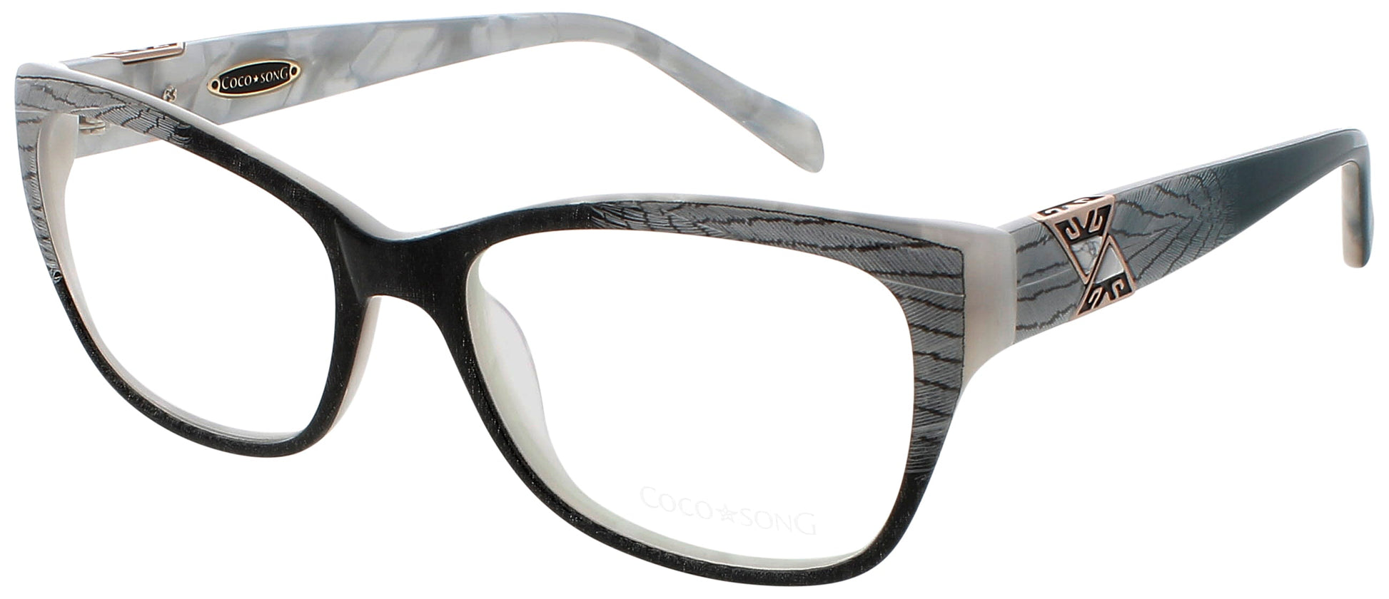 COCO SONG SUSPICIOUS LIFE CV165 Frame GREY BLACK Lens demo