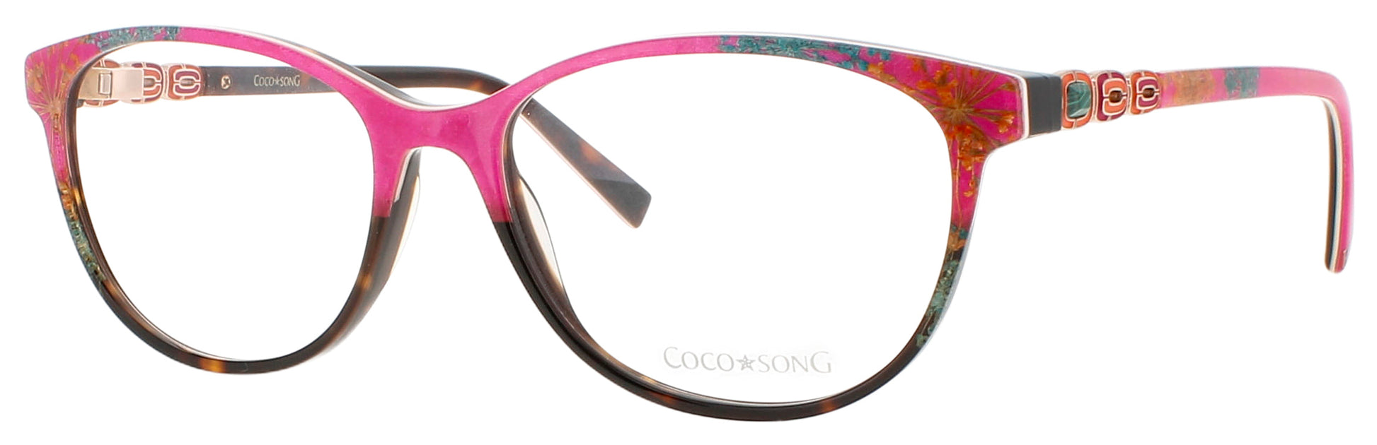 COCO SONG SHERRY RED Frame PINK BLACK Lens DEMO