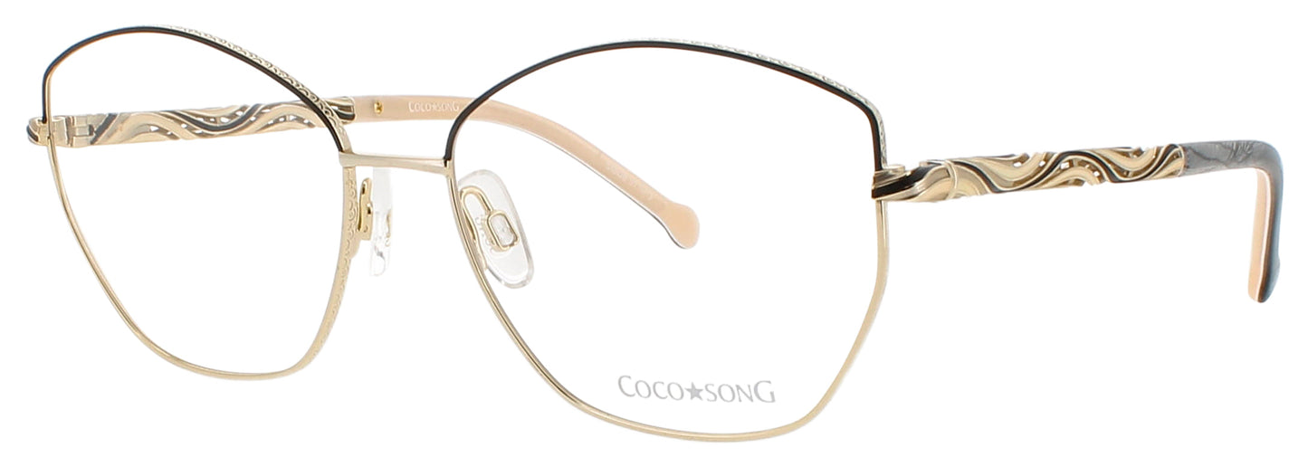 COCO SONG SURFING DOLPHIN Frame GOLD Lens DEMO