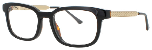 HARRY LARY COLLECTY Frame BLACK/GOLD Lens DEMO