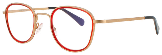 HARRY LARY ROASTY Frame GOLD/RED Lens DEMO