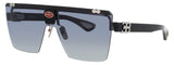 BUGATTI 01A Frame BLACK/STERLING SILVER Lens SMOKE