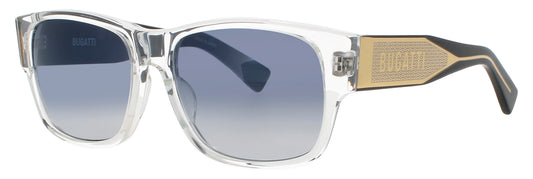 BUGATTI 12 Frame CRYSTAL CLEAR Lens BLUE GRADIENT