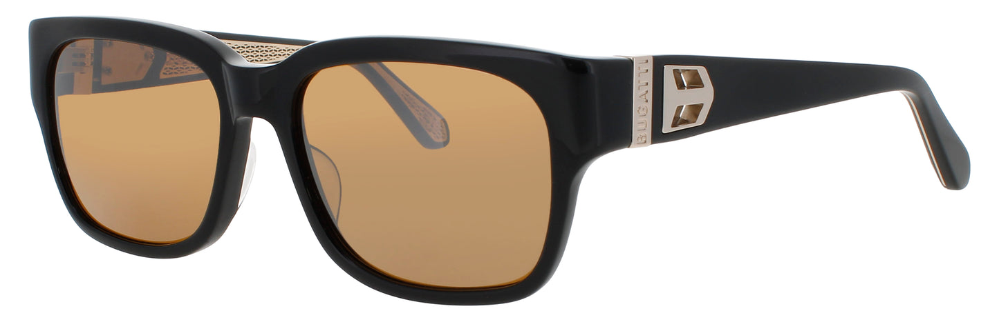 BUGATTI 29 Frame BLACK Lens ORANGE TINT