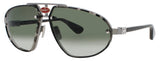BUGATTI 10 Frame BLACK TORTOISE/GUNMETAL Lens GREEN GRADIENT