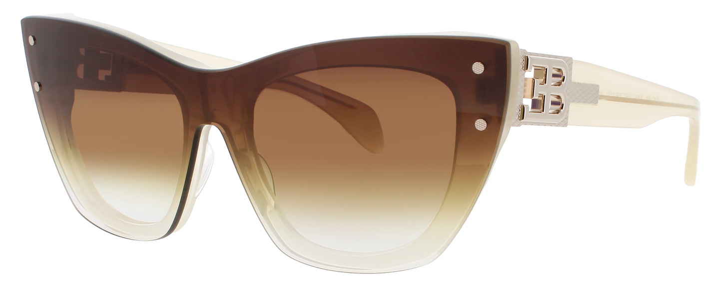 BUGATTI 48L Frame BONE / WHITE GOLD Lens BROWN GRADIENT