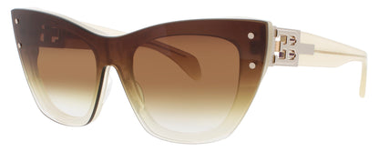 BUGATTI 48L Frame BONE / WHITE GOLD Lens BROWN GRADIENT