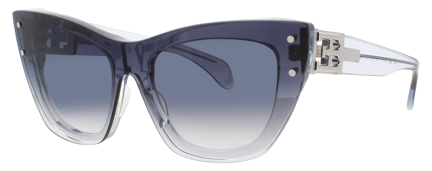 BUGATTI 48L Frame GREY CRYSTAL / STERLING SILVER Lens GREY GRADIENT