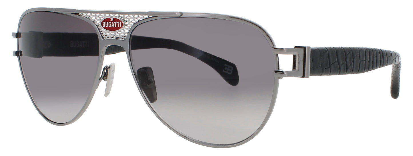 BUGATTI 11 Frame BLACK/GUNMETAL Lens GREY GRADIENT