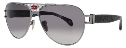 BUGATTI 11 Frame BLACK/GUNMETAL Lens GREY GRADIENT