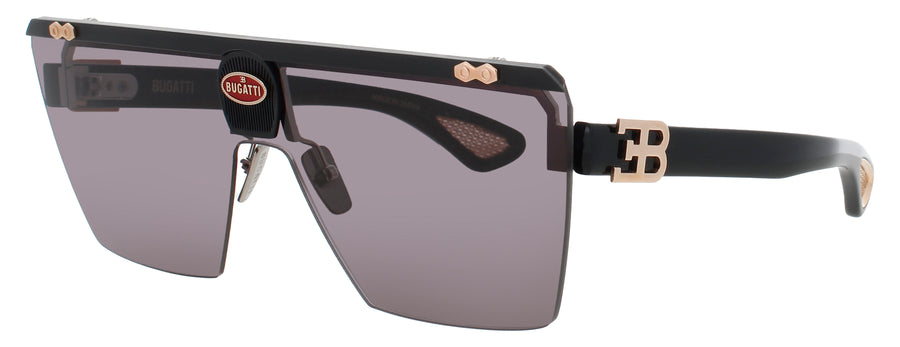 BUGATTI 01A Frame BLACK/ROSE GOLD Lens SMOKE