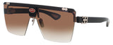 BUGATTI 01A Frame BLACK/WHITE GOLD Lens GRADIENT BROWN