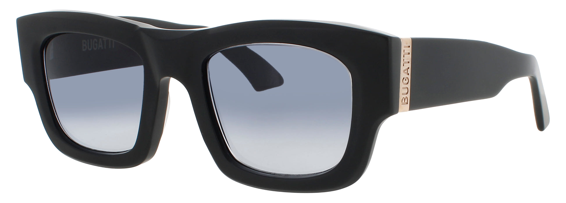 BUGATTI 48M Frame MATTE BLACK Lens GREY GRADIENT