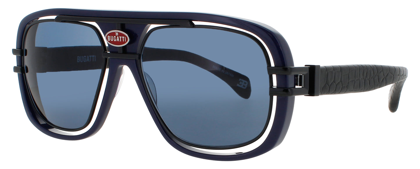 BUGATTI 07 Frame DARK BLUE/BLACK Lens BLUE TINT