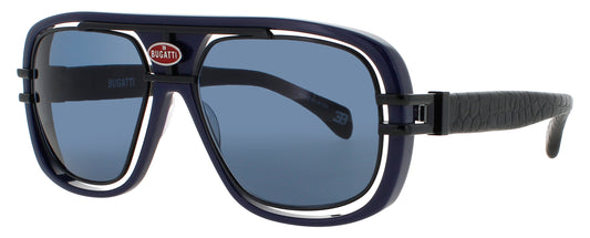 BUGATTI 07 Frame DARK BLUE/BLACK Lens BLUE TINT