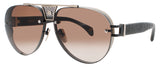 BUGATTI 05 Frame WHTE GOLD / BLACK PVD Lens BROWN GRADIENT