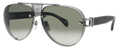 BUGATTI 05 Frame ANTIQUE SILVER / GUMETAL Lens G-15 GRADIENT